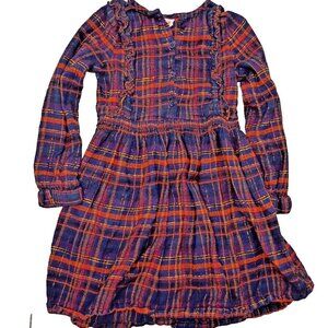 Cat and Jack Girls Flannel Tunic Dress XS 4/5